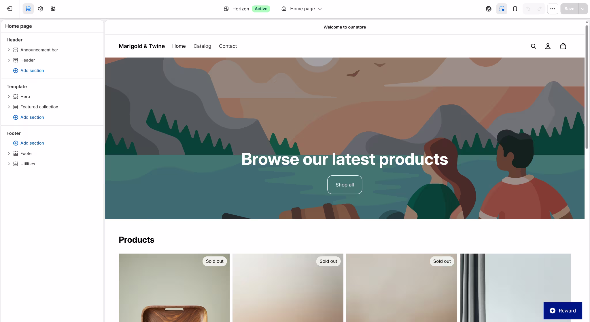 shopify business website builder