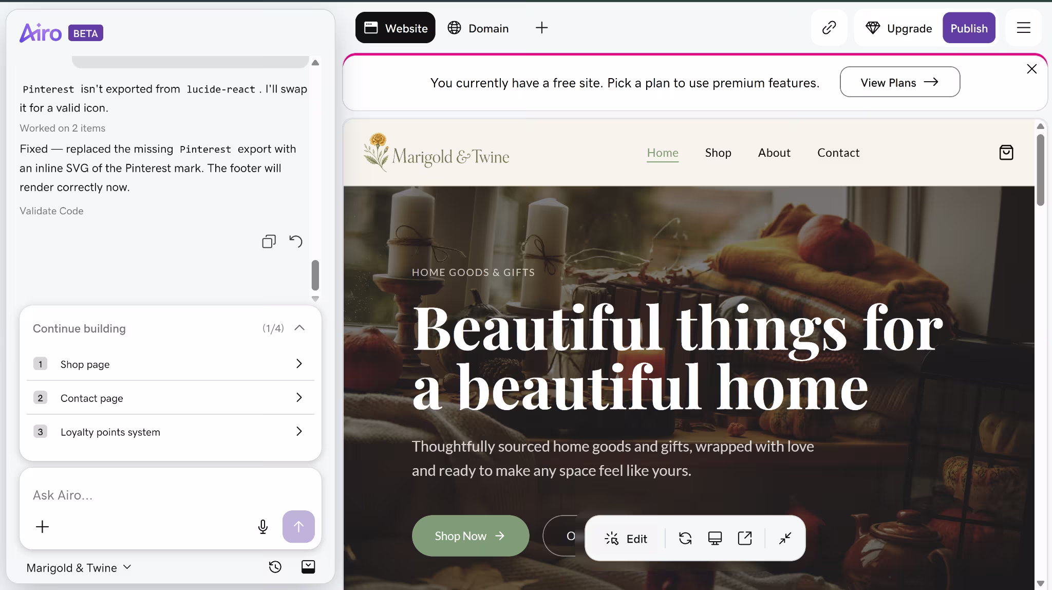 godaddy business website builder