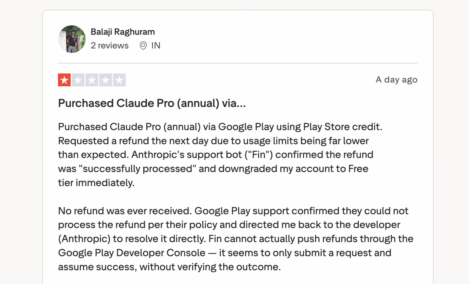 claude trustpilot review