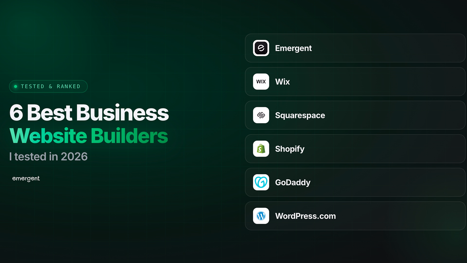 6 Best Business Website Builders I Tested in 2026