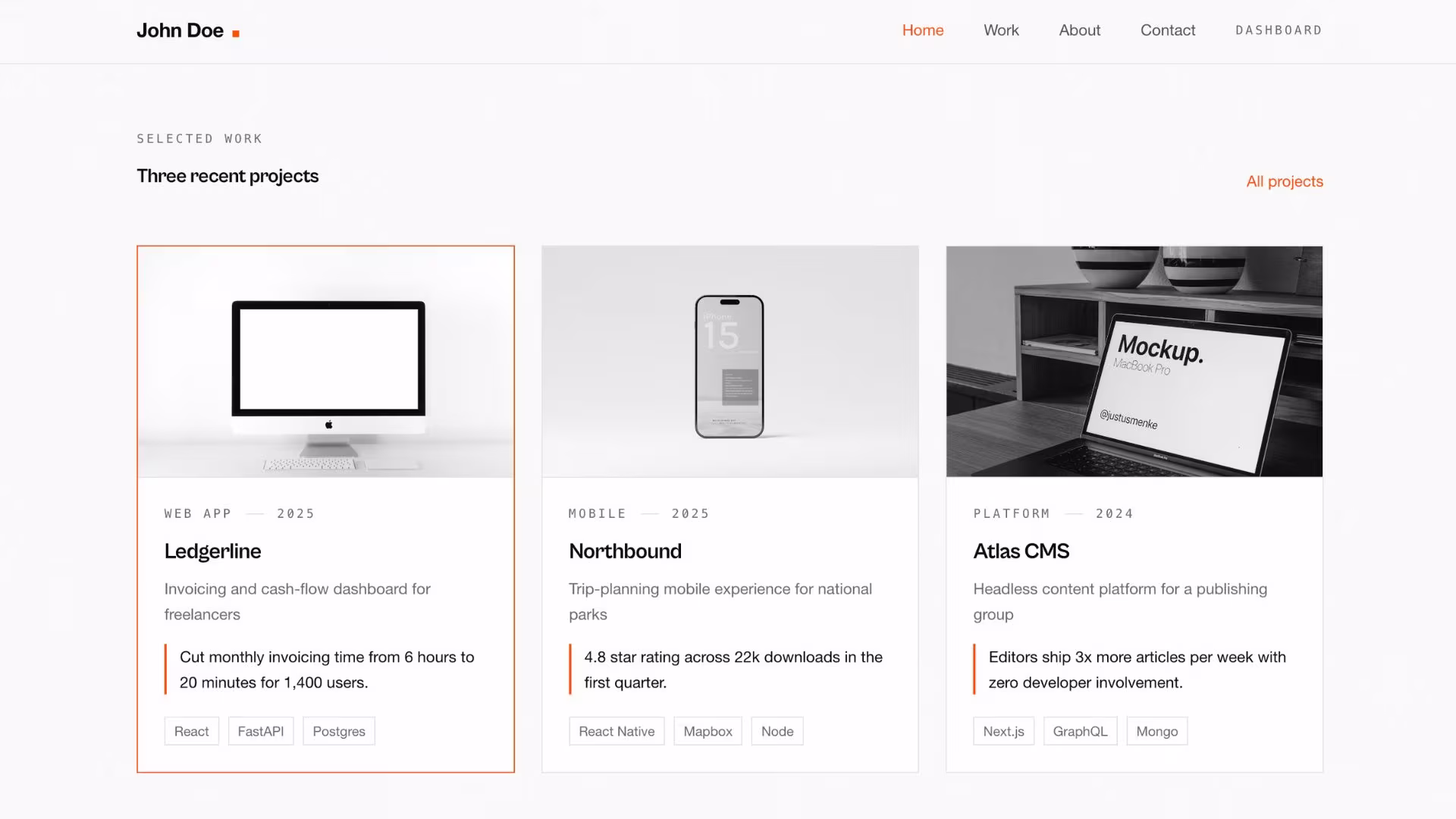 making people portfolio website mistakes to avoid
