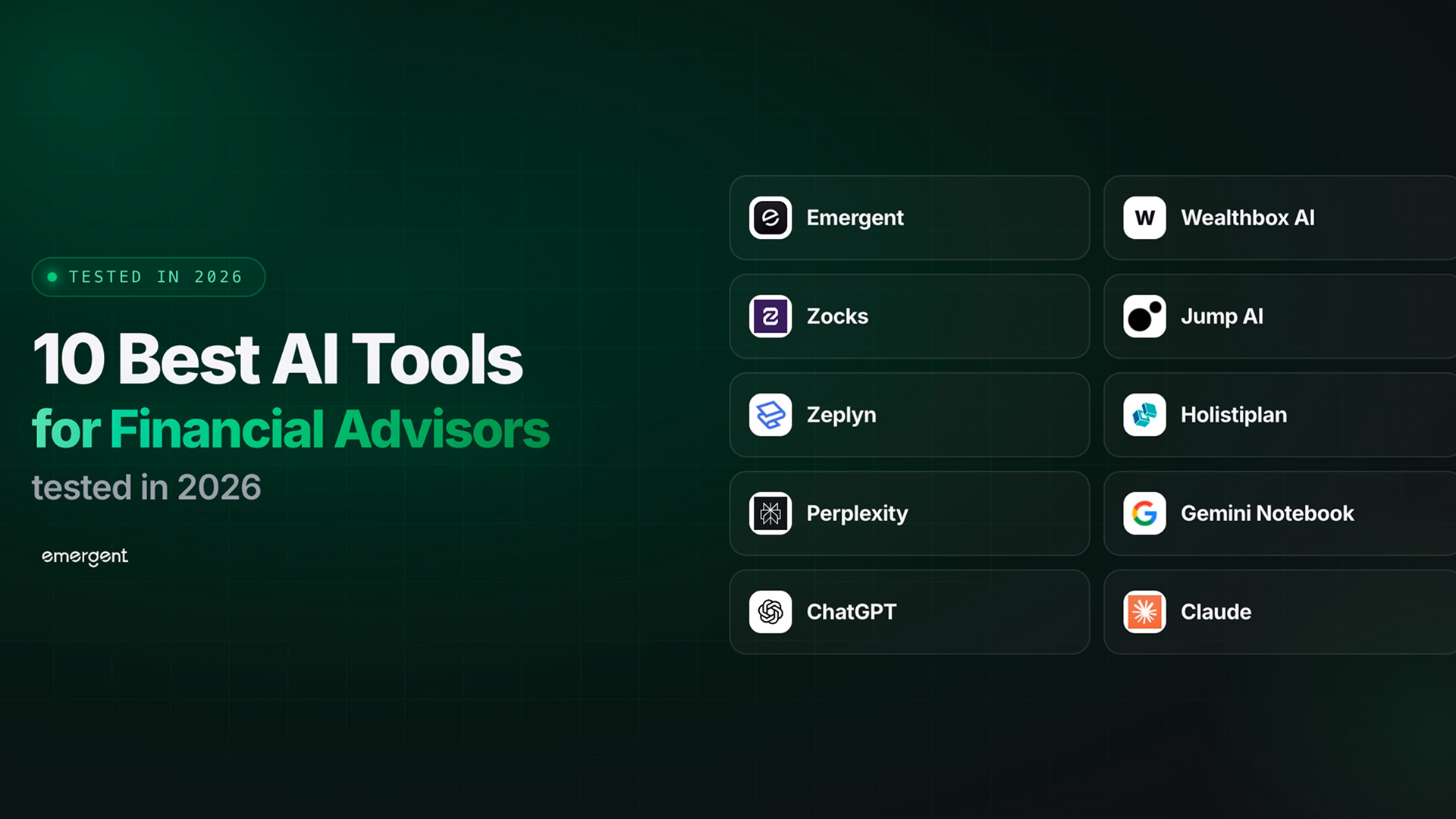 10 Best AI Tools for Financial Advisors, Tested in 2026