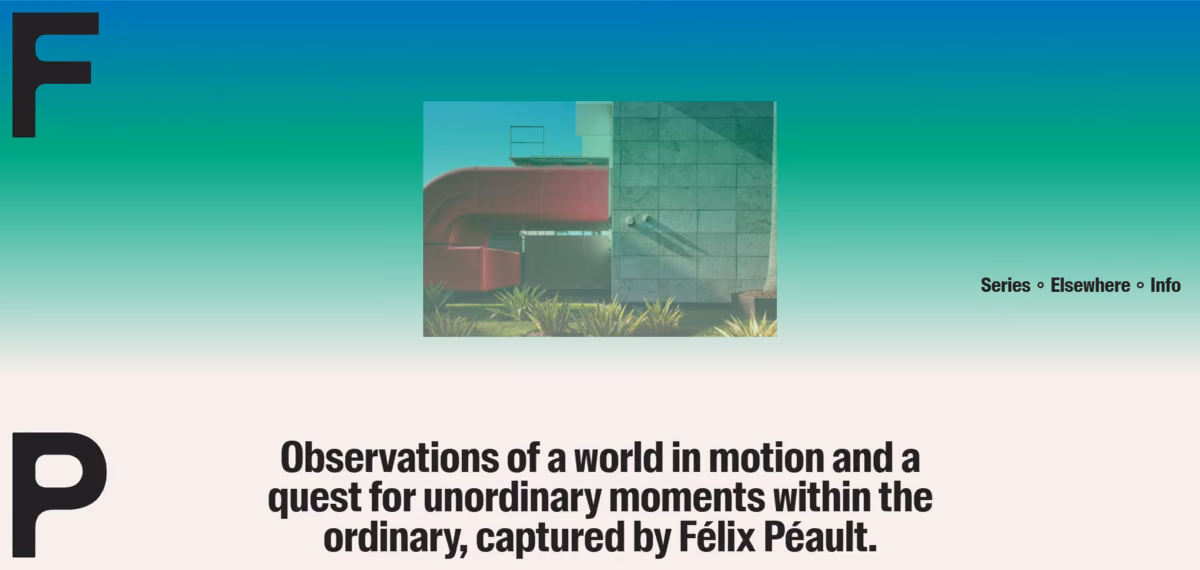 félix péault photography websites worth studying