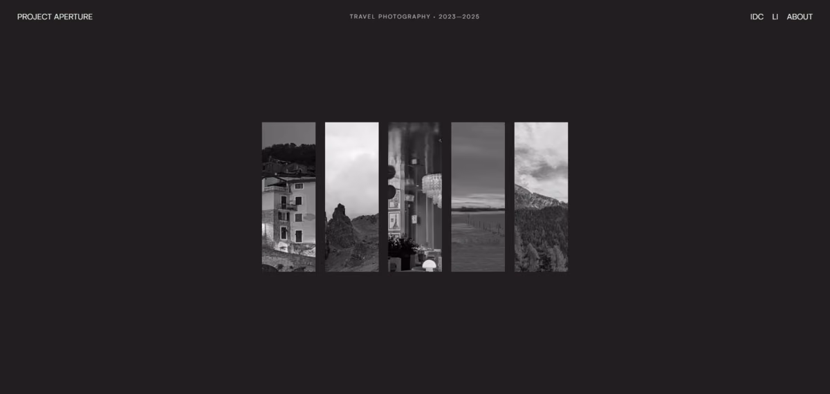 isaak de photography websites worth studying