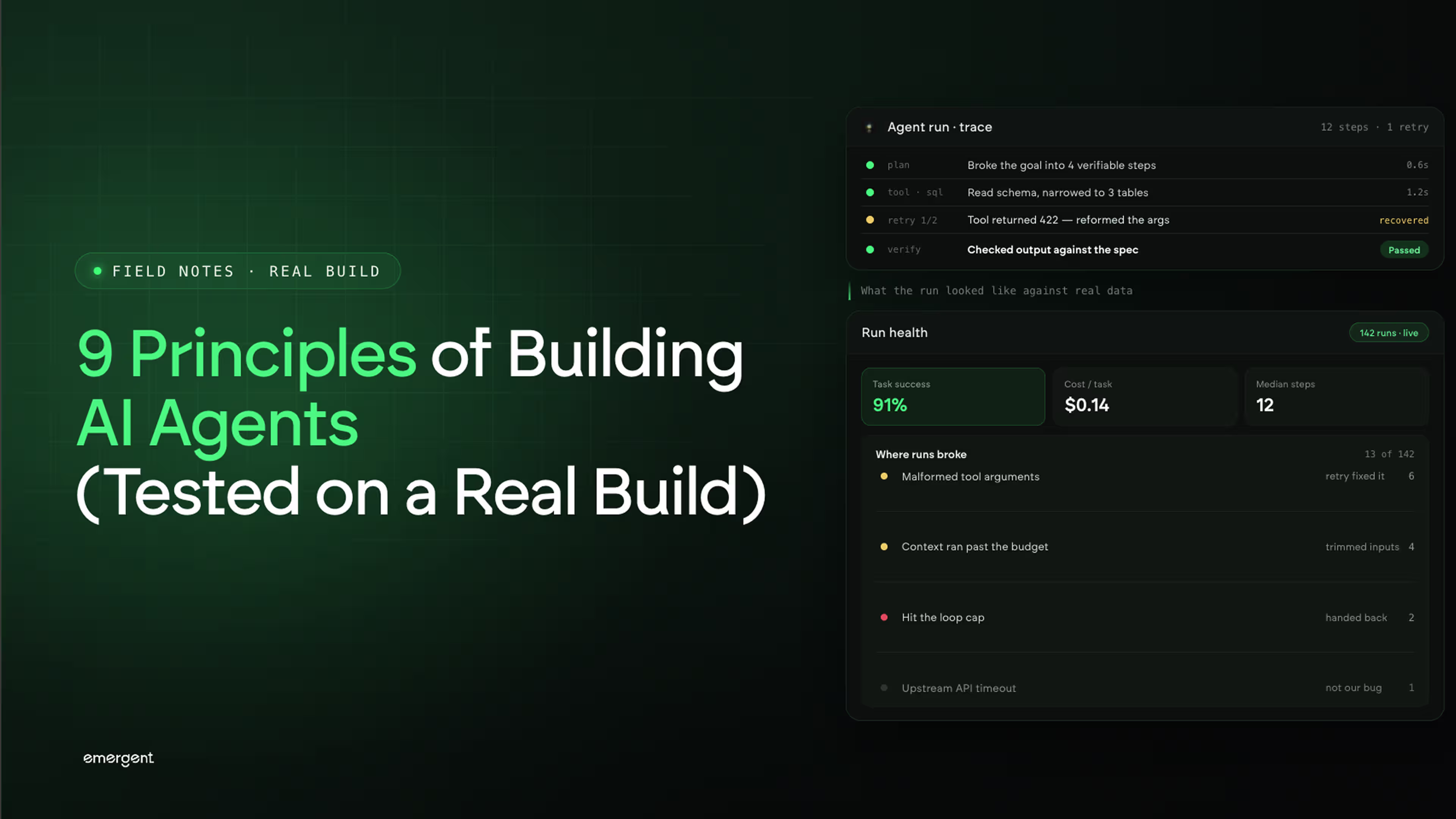 9 Principles of Building AI Agents (Tested on a Real Build)