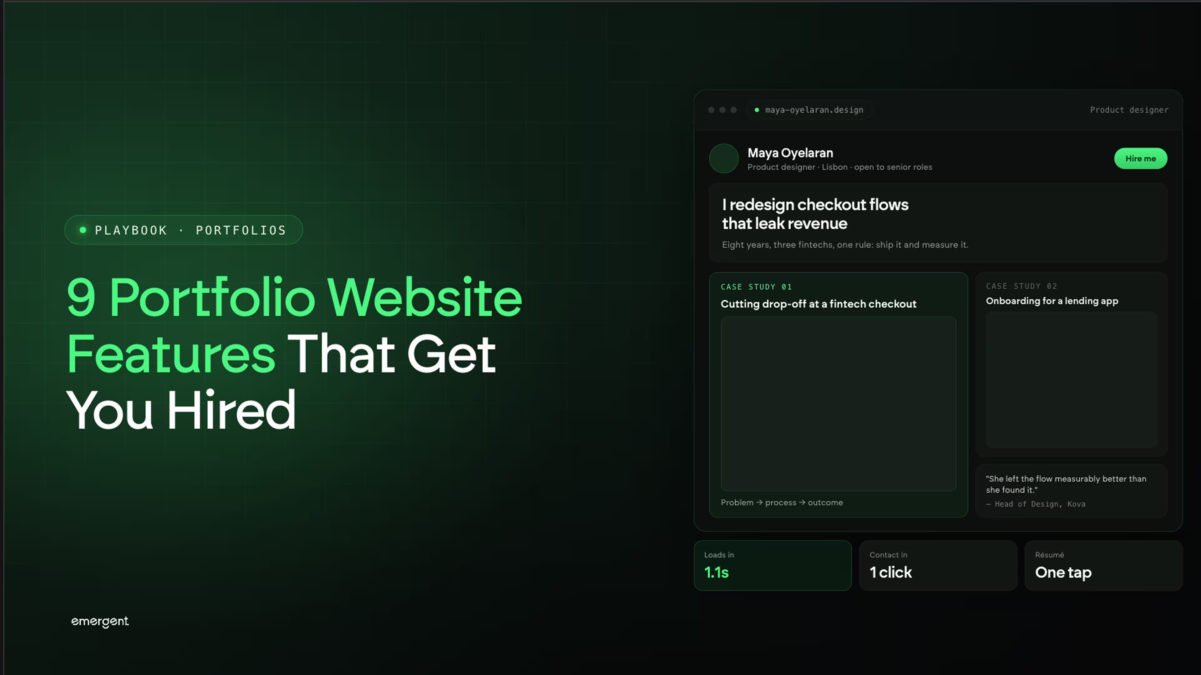 9 Portfolio Website Features That Get You Hired (2026)