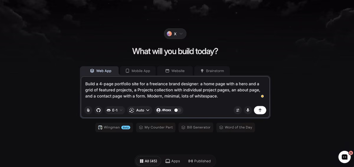 emergent portfolio brief