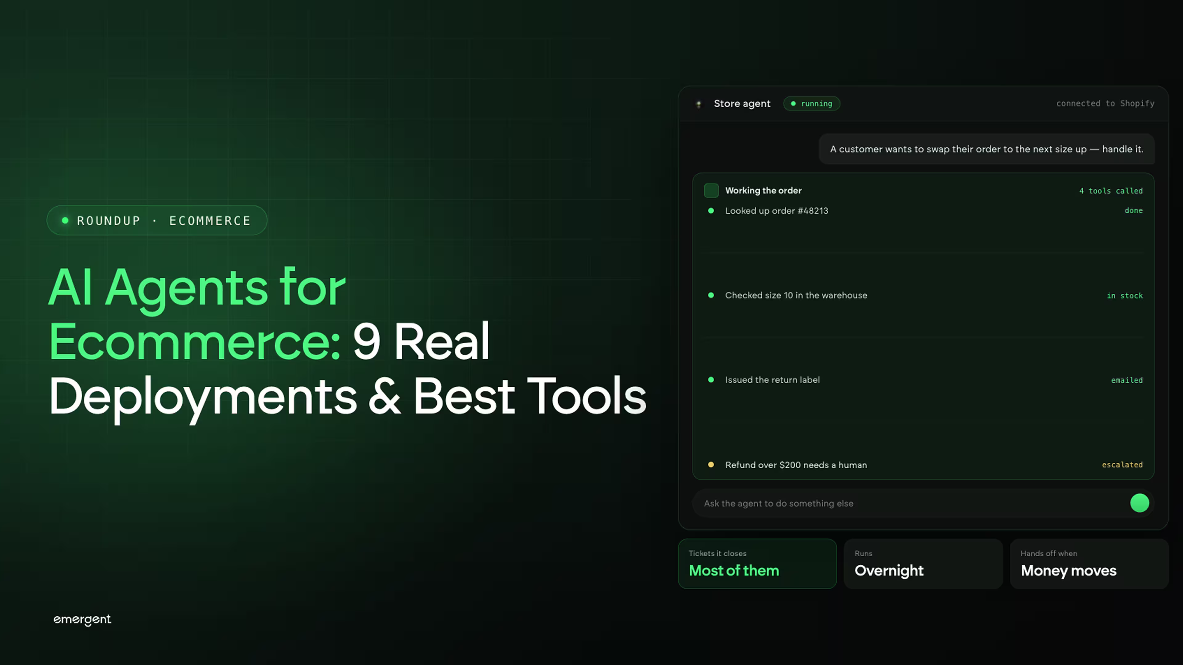 AI Agents for Ecommerce: 9 Real Deployments & Best Tools