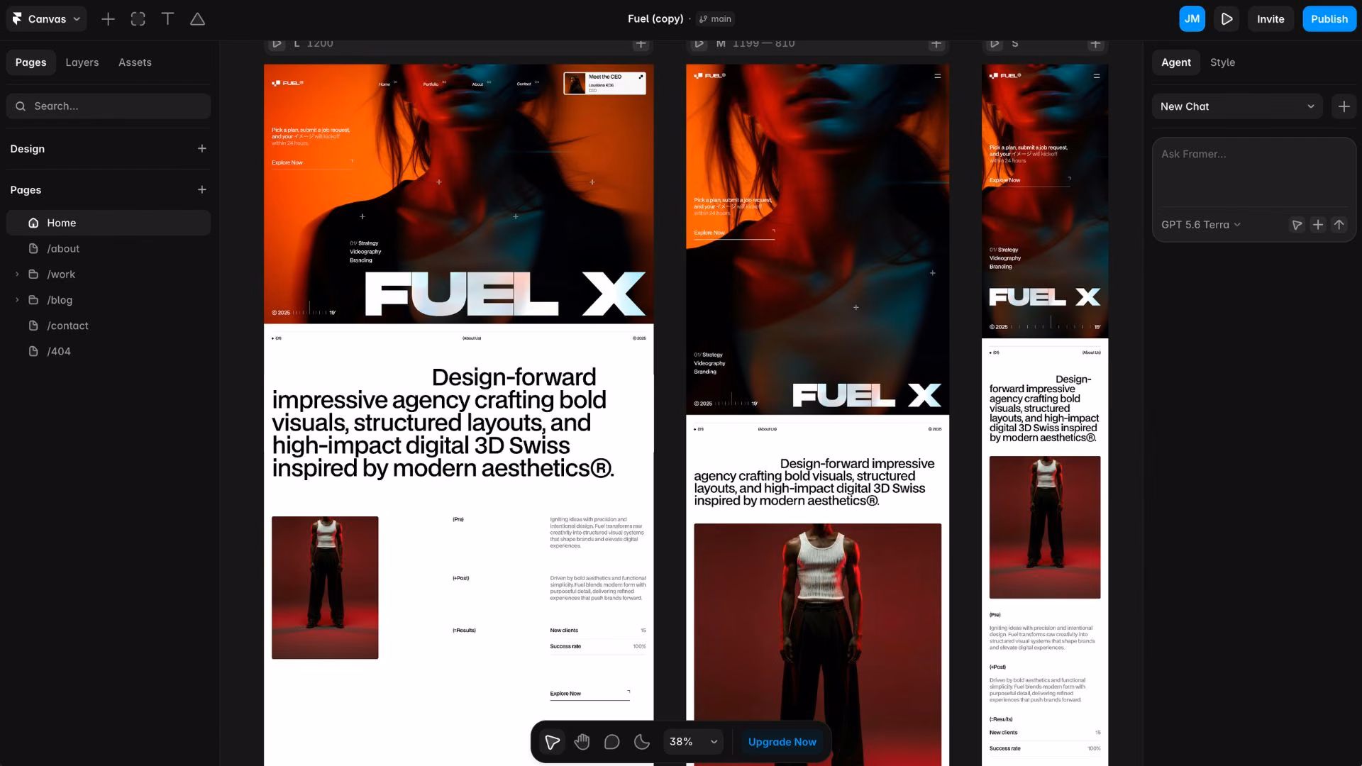 framer when design is the point
