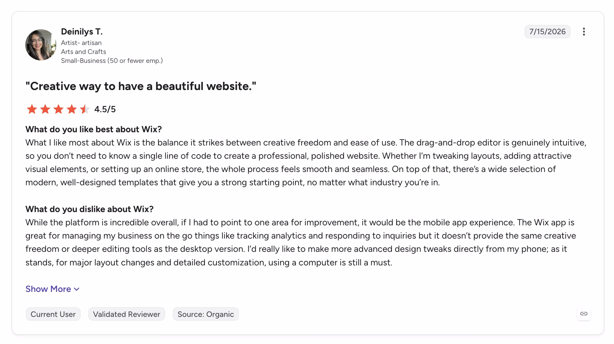 wix g2 review