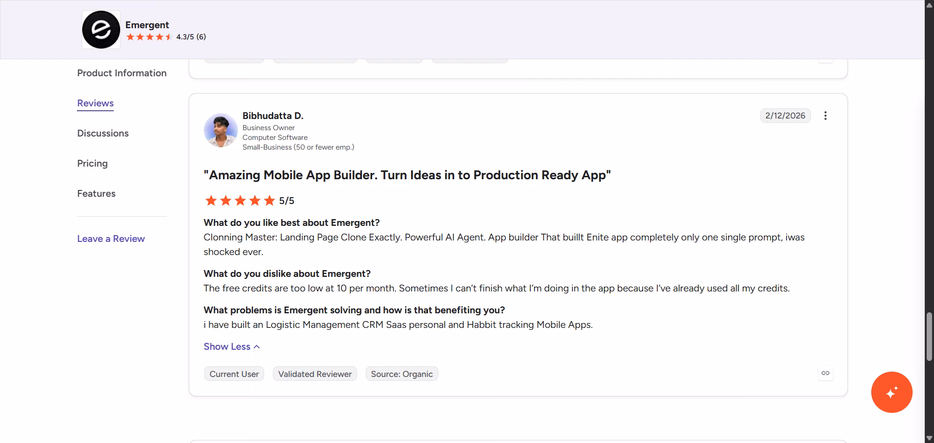 emergent review by bibhudatta