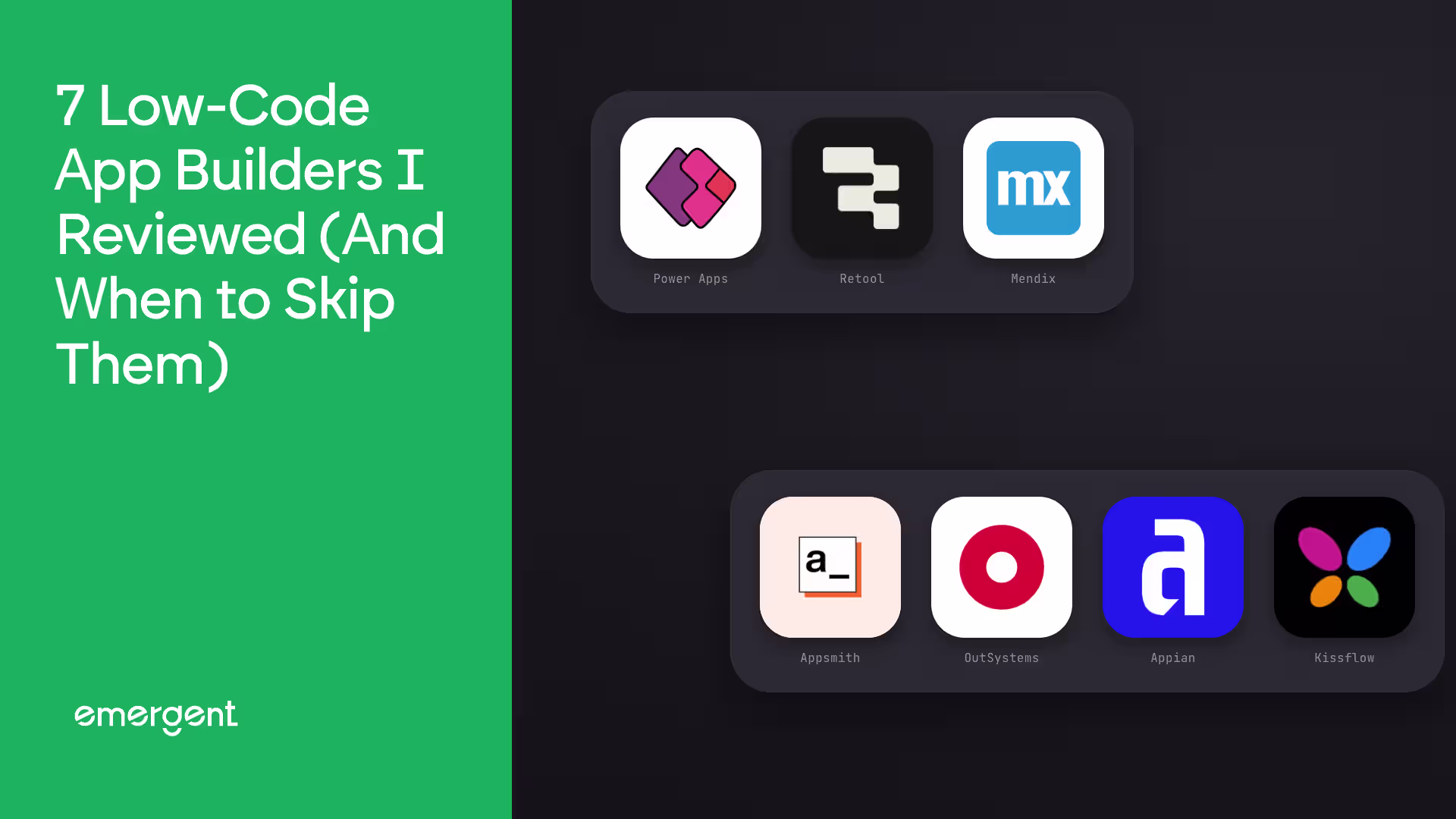 7 Low-Code App Builders I Reviewed (And When to Skip Them)