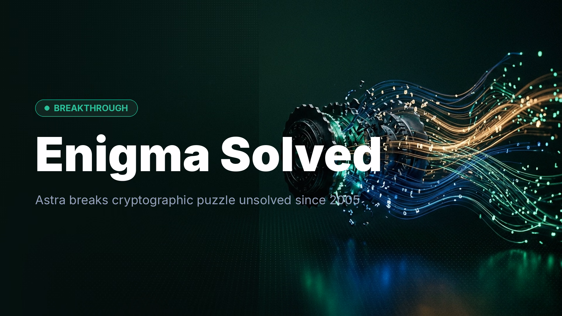 GPT-6 Astra Cracks 21-Year-Old Enigma Message in Hours