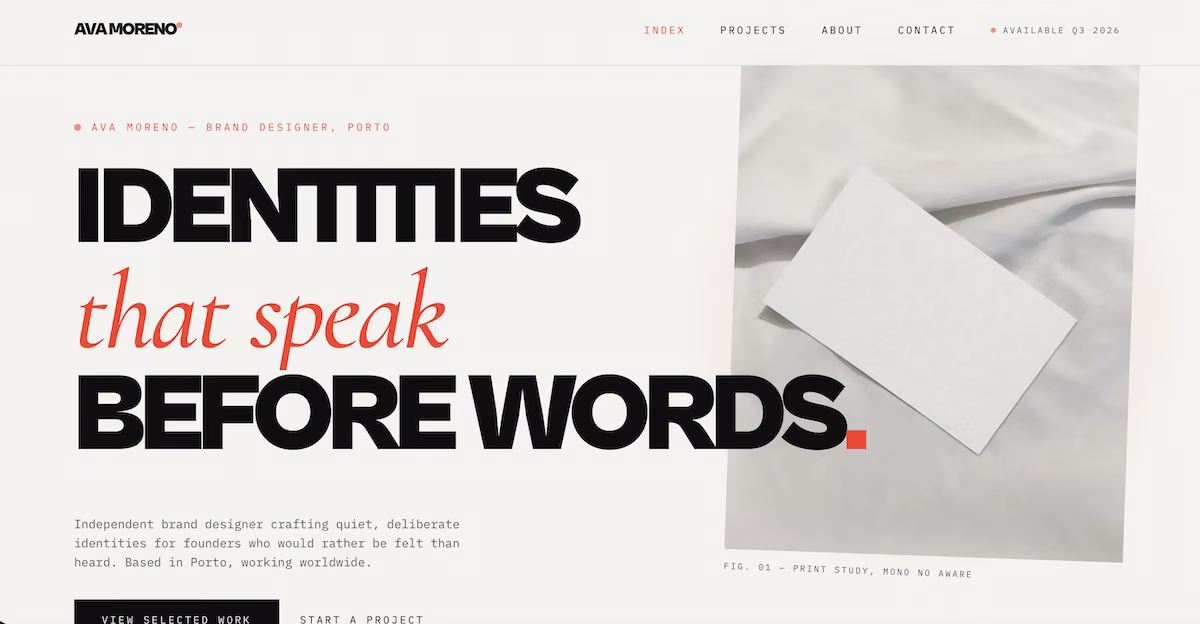emergent best for portfolios that need more than pages