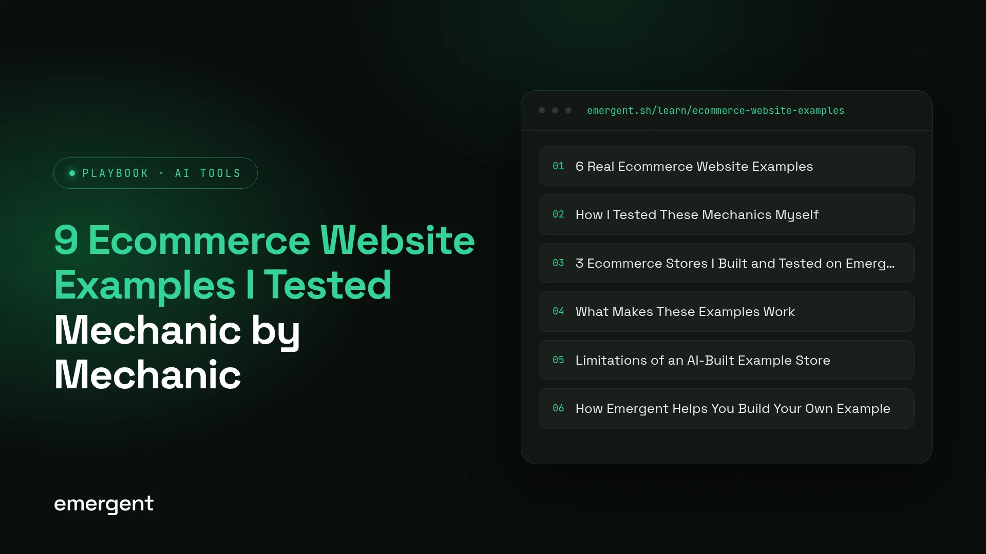 9 Ecommerce Website Examples I Tested Mechanic by Mechanic