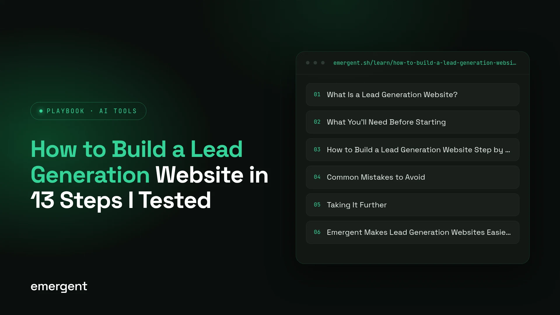 How to Build a Lead Generation Website in 13 Steps I Tested