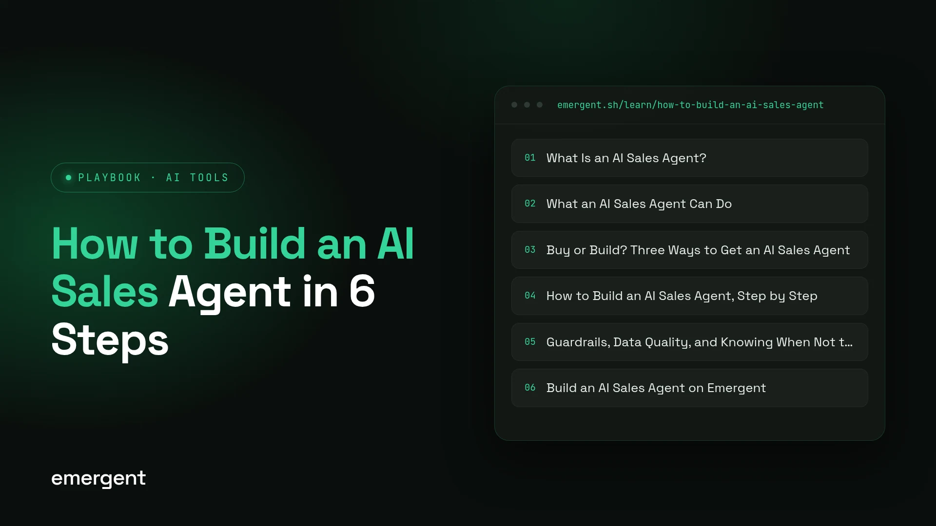 How to Build an AI Sales Agent in 6 Steps for 2026