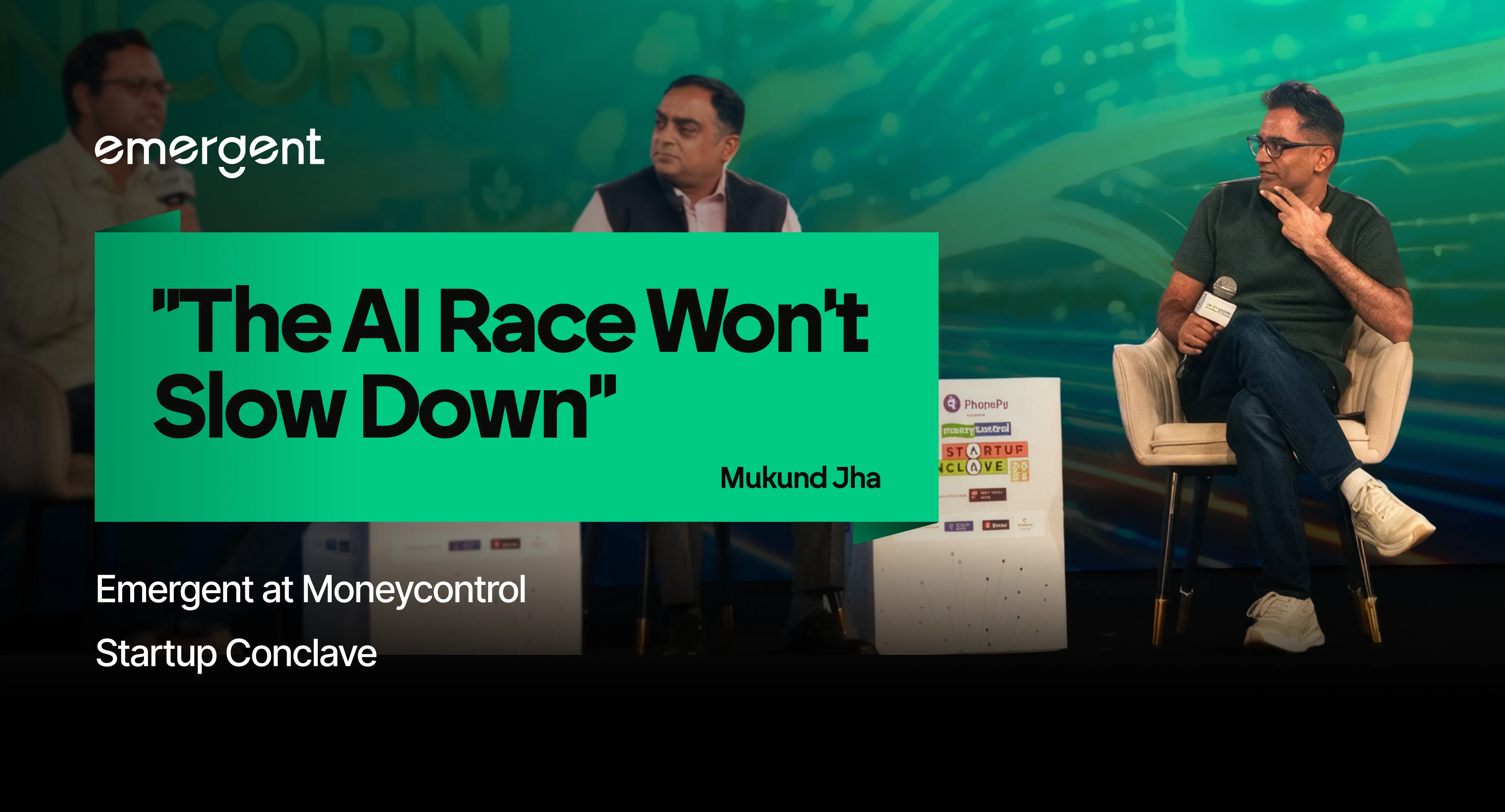 Mukund Jha at Moneycontrol Conclave: AI Won't Slow Down