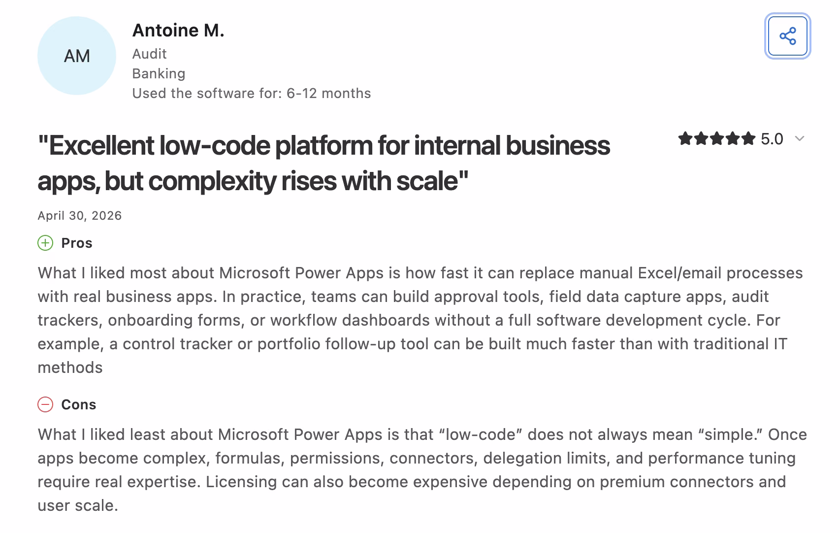 microsoft power apps review by antoine