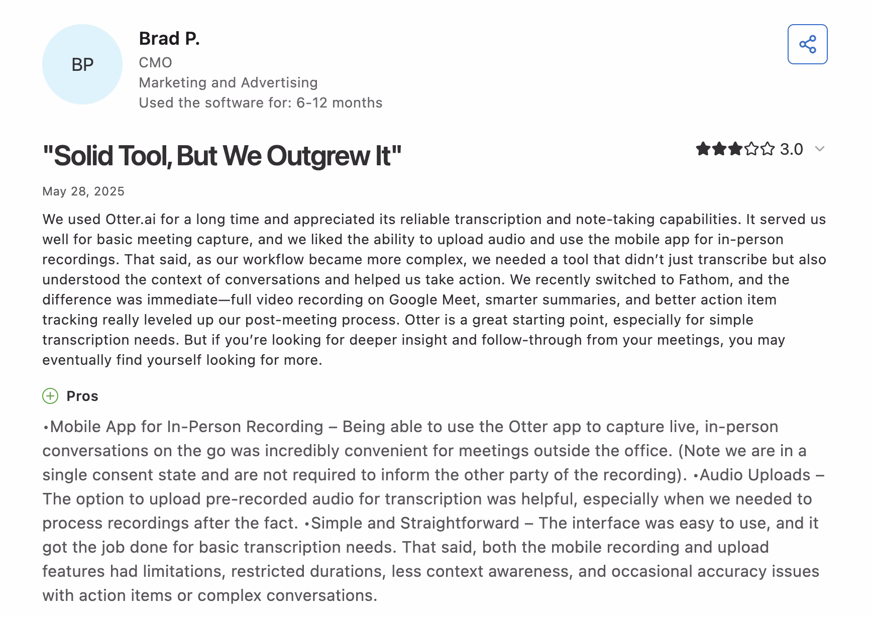 otterai review by brad