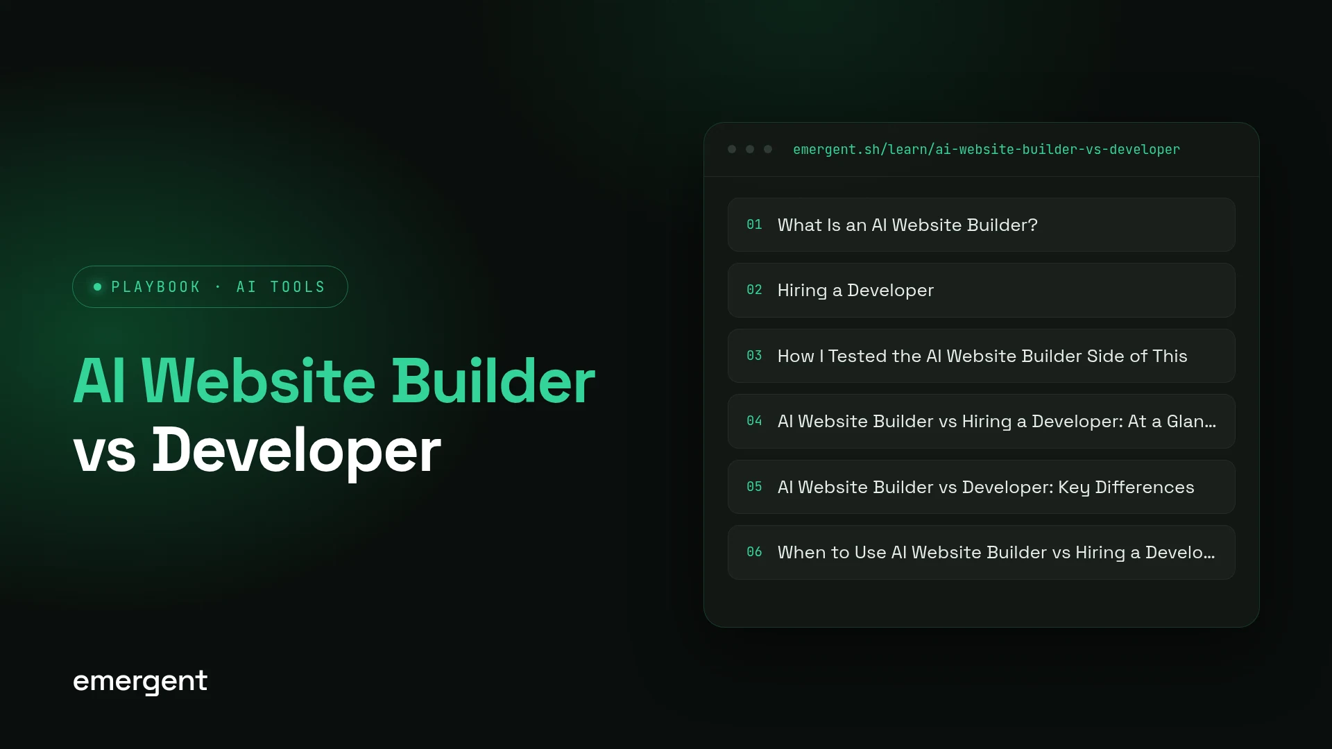 AI Website Builder vs Developer: 6 Real Differences