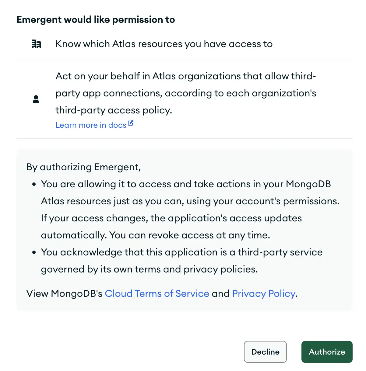 click Authorize