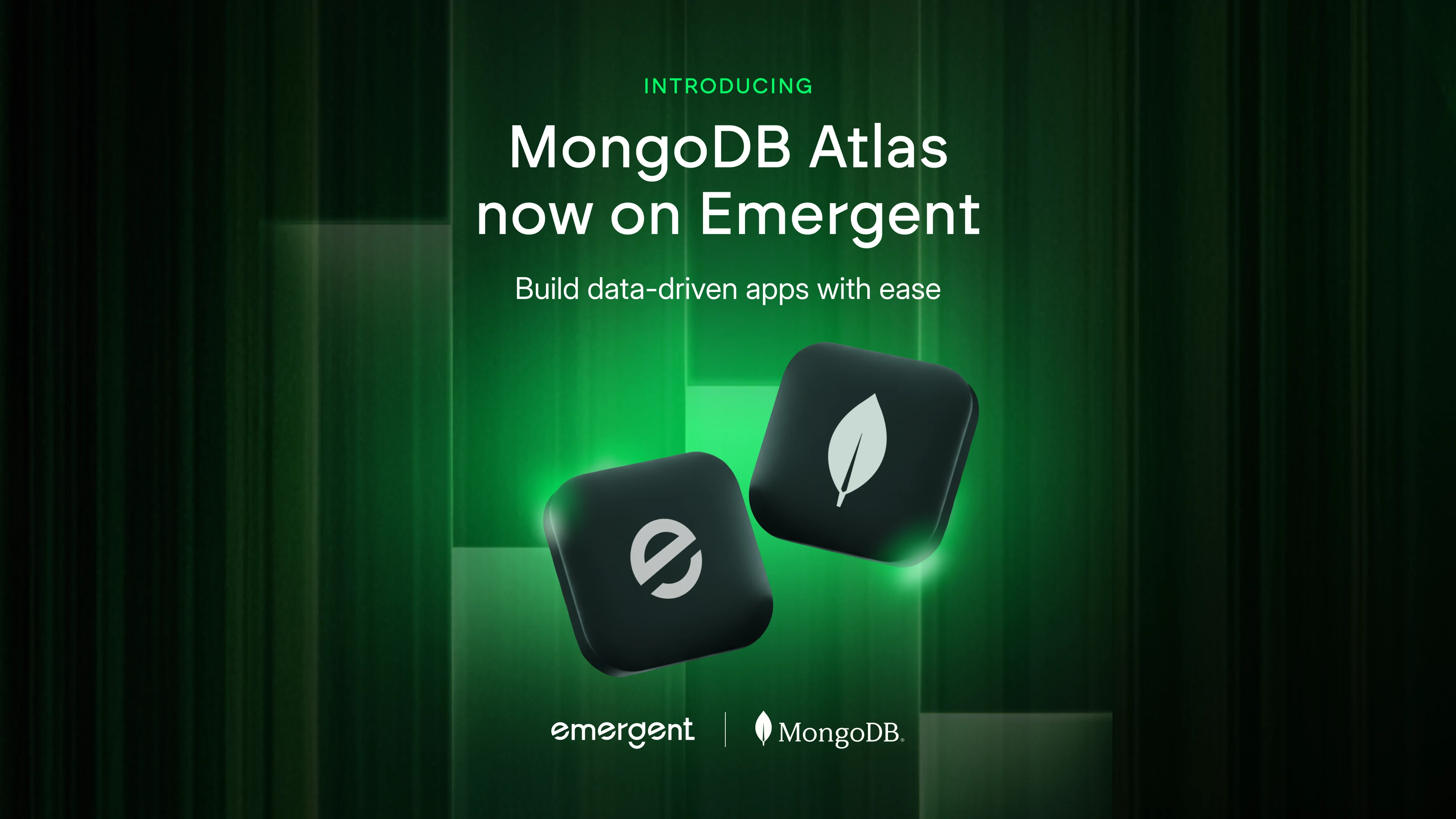 Emergent Apps Can Now Run on Your Own MongoDB Atlas