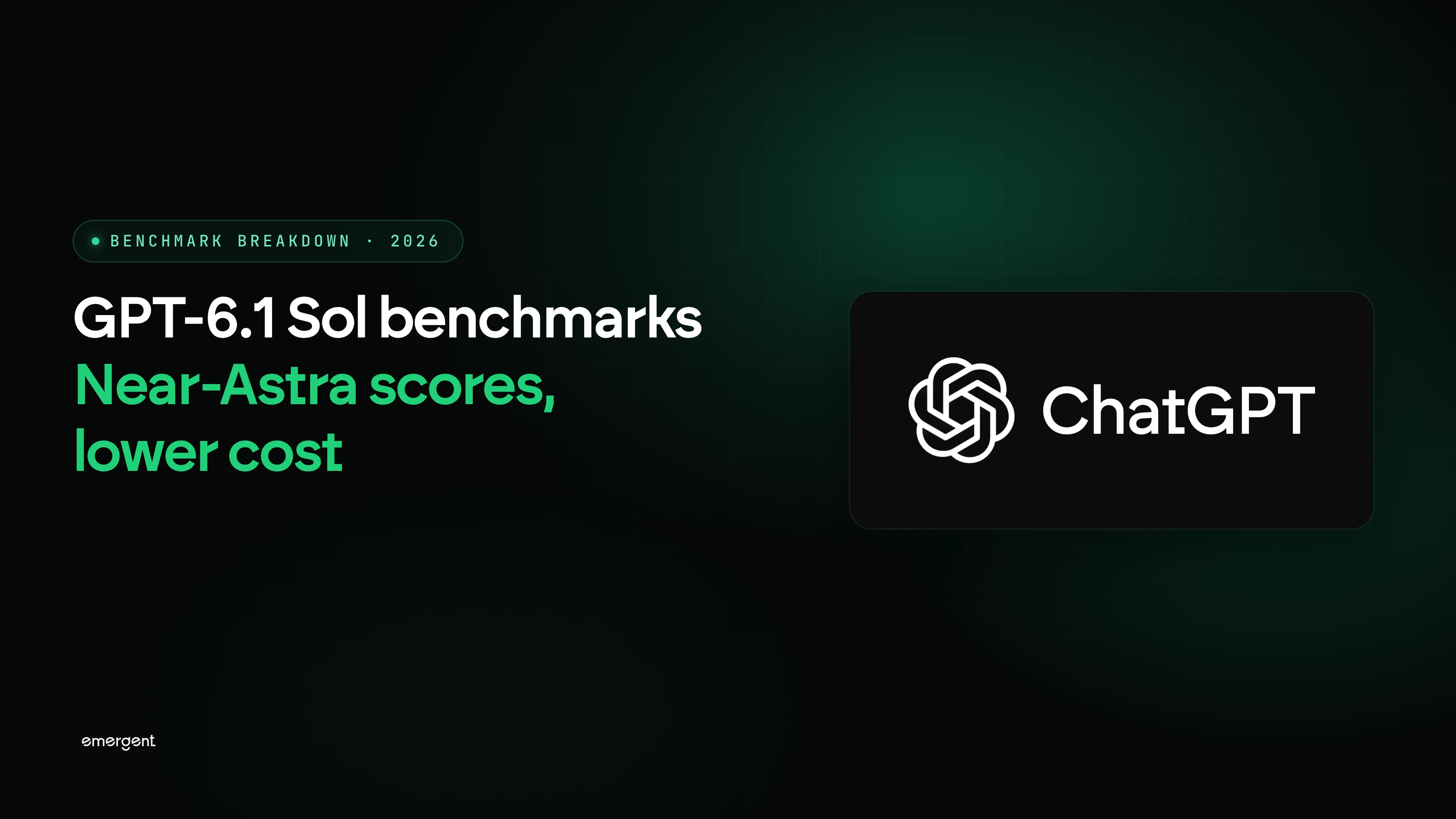 GPT-6.1 Sol Benchmarks: Near-Astra Scores, Lower Cost