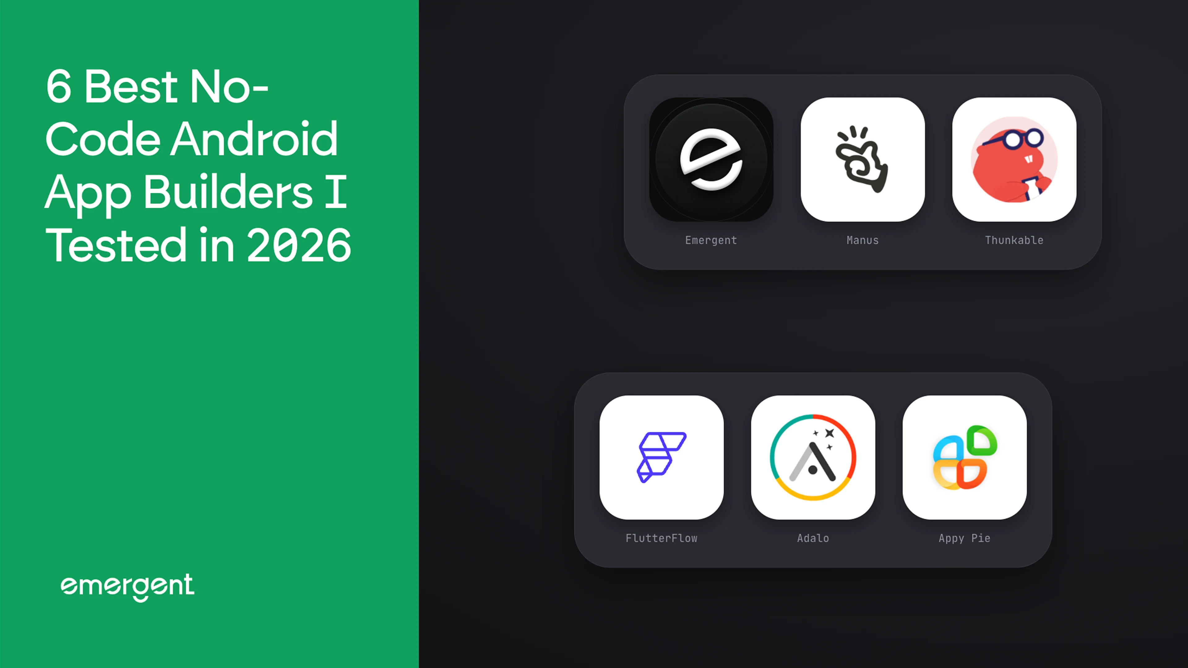 6 Best No-Code Android App Builders I Tested in 2026