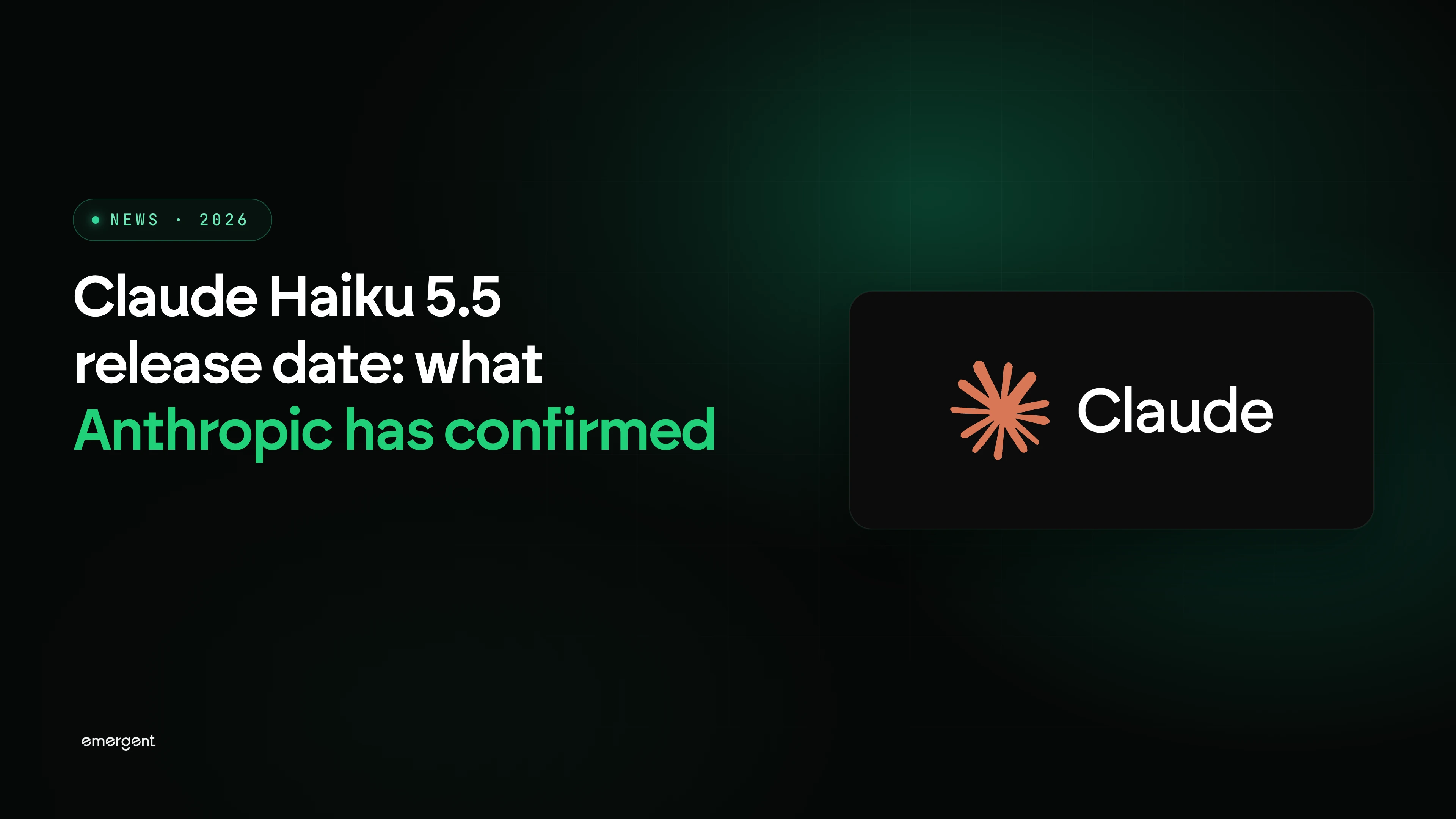 Claude Haiku 5.5 Release Date: What Anthropic Has Confirmed