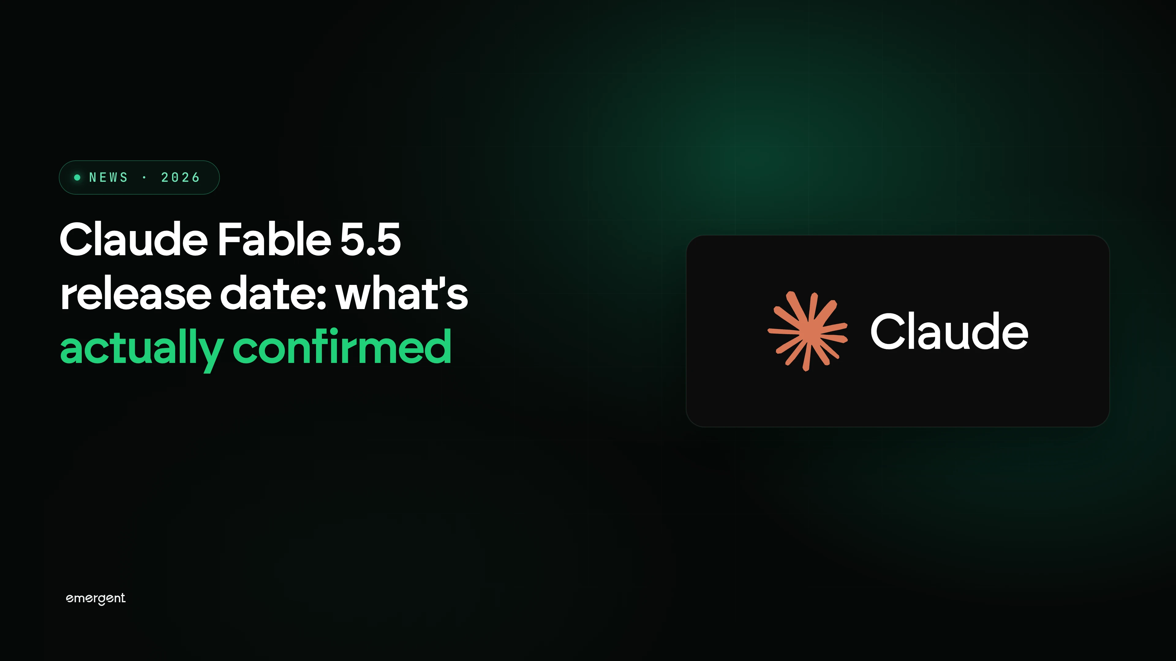 Claude Fable 5.5 Release Date: What's Actually Confirmed