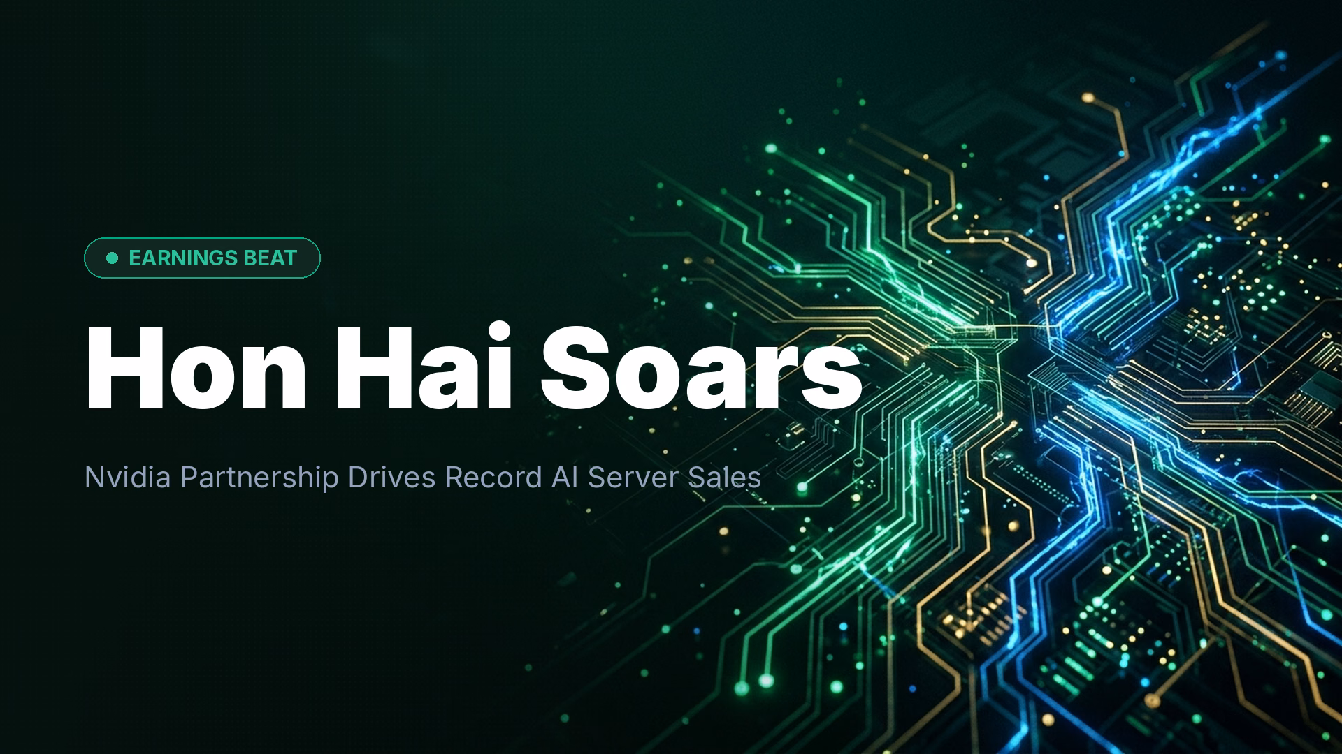 Hon Hai Beats Sales Estimates on Nvidia AI Server Demand
