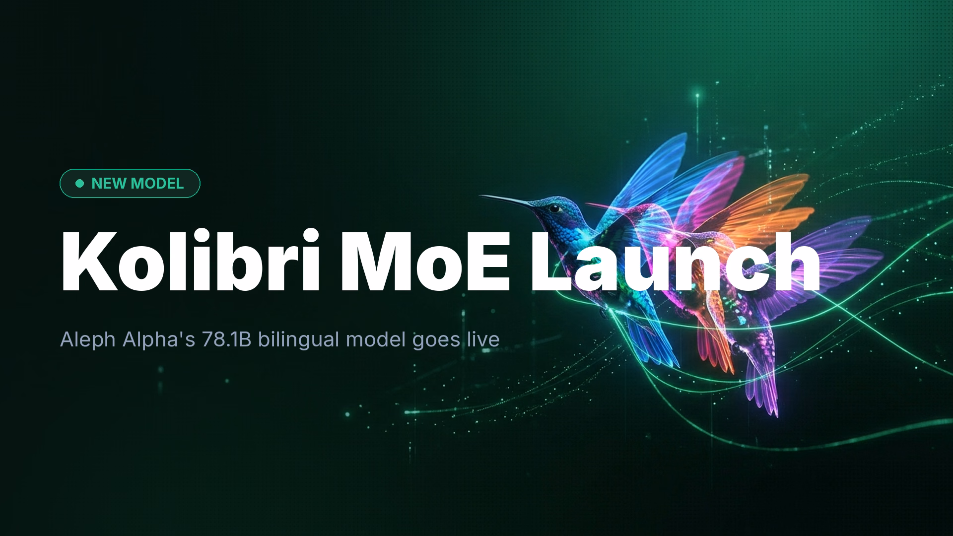 Aleph Alpha Launches Kolibri: 78.1B MoE Model Released