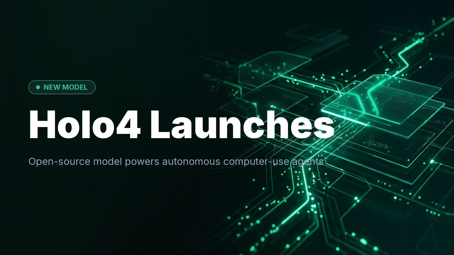 Holo4: Powering Generalist Computer-Use Agents