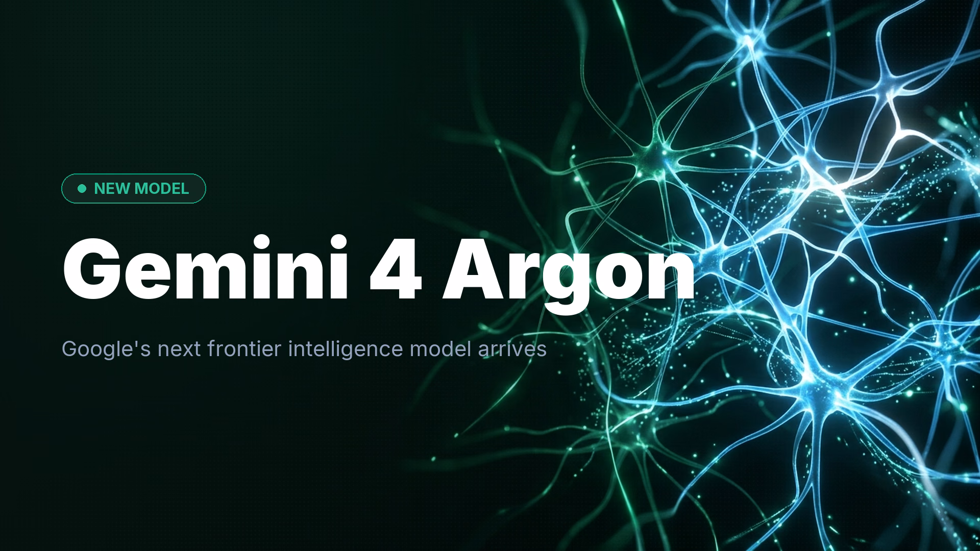 Gemini 4 Argon Launches: Google's New Frontier AI Model