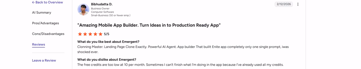 emergent the recommended pick for a custom build