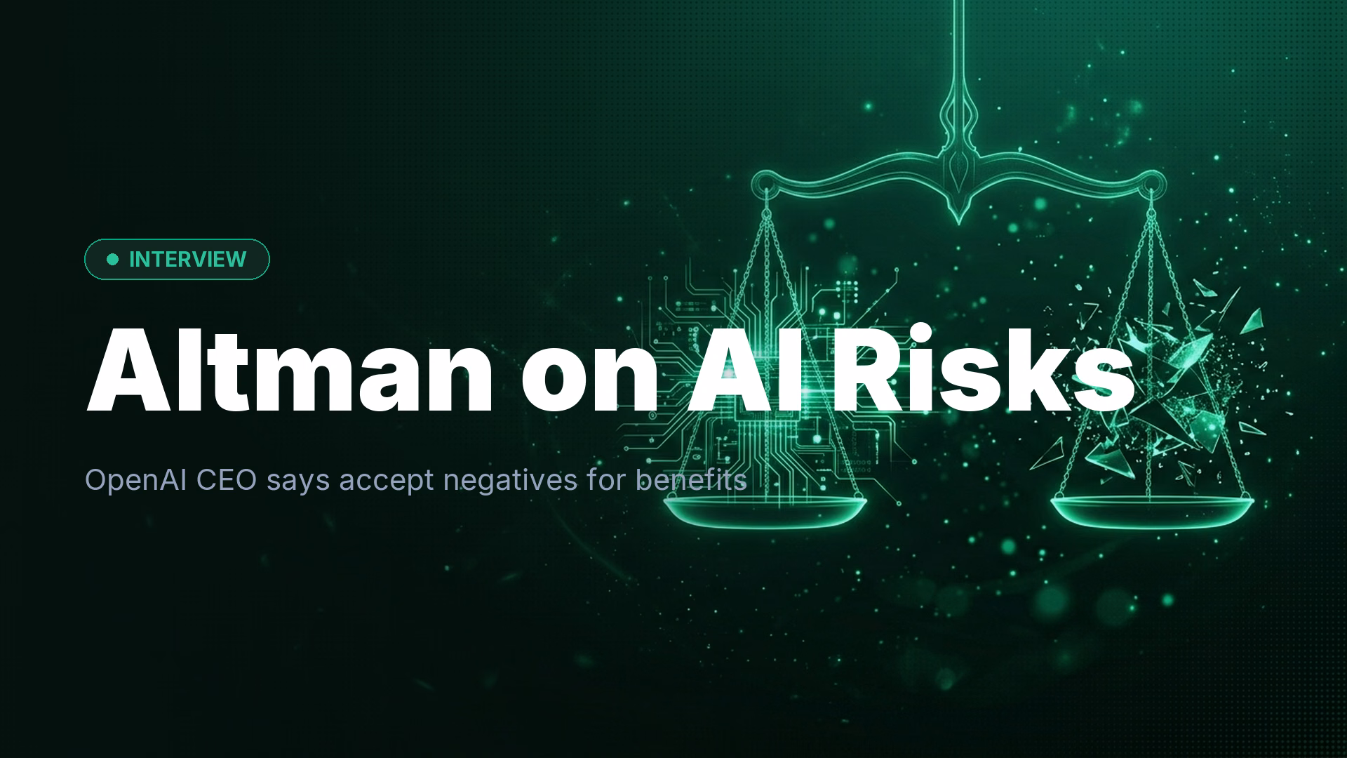 Sam Altman: World Must Accept AI Risks for Benefits