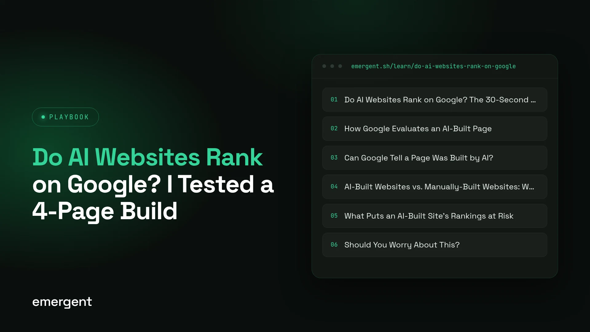 Do AI Websites Rank on Google? I Tested a 4-Page Build