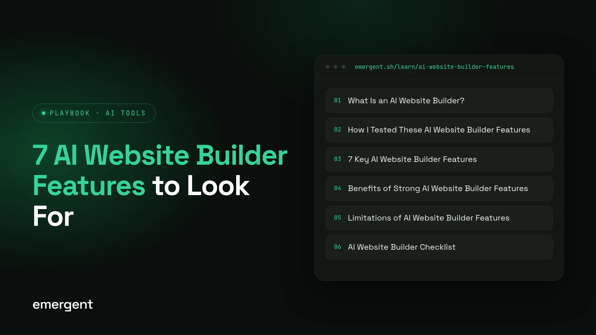 7 AI Website Builder Features to Look For in 2026