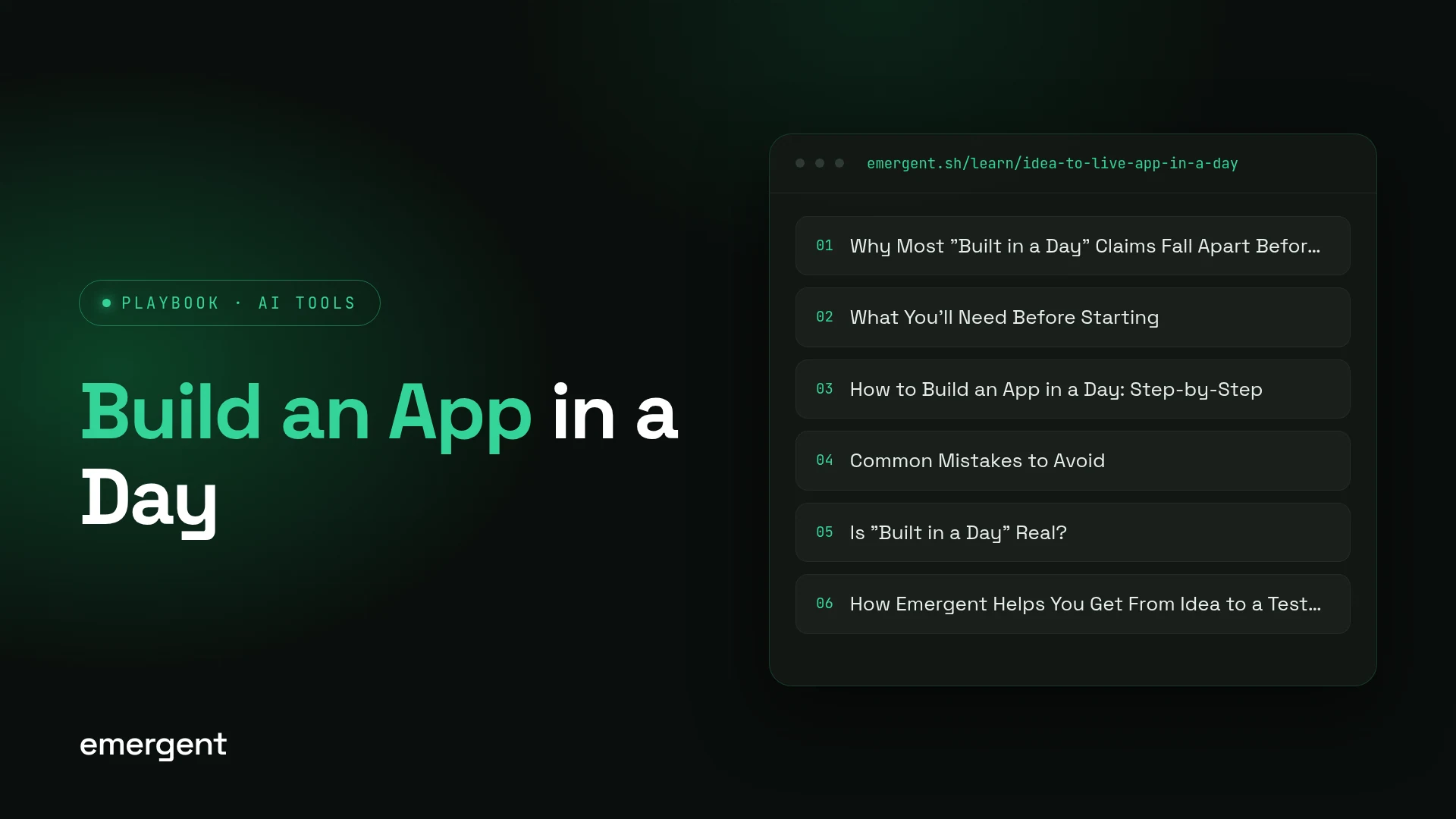 Build an App in a Day: What 24 Minutes Actually Got Me