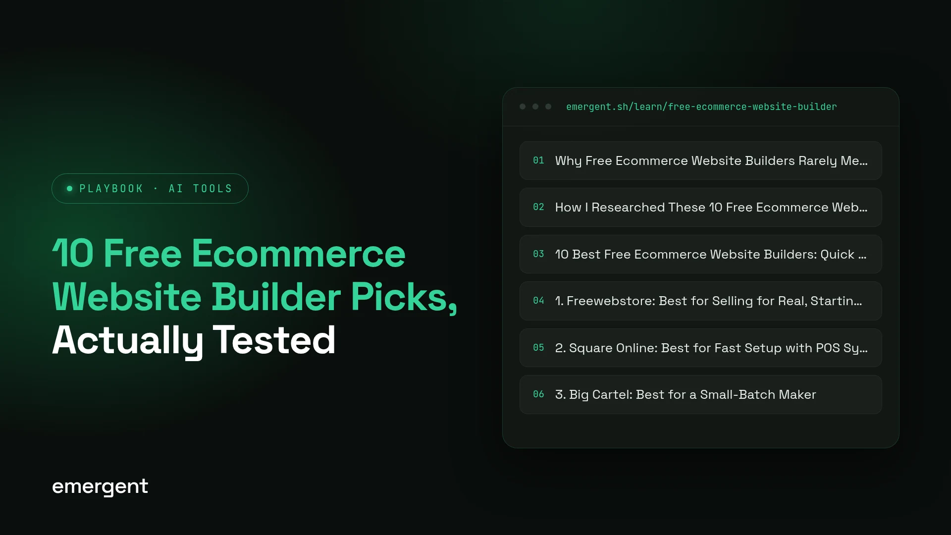 10 Free Ecommerce Website Builder Picks, Actually Tested