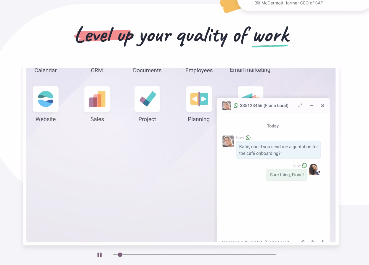 odoo best for ecommerce bundled with back office tools