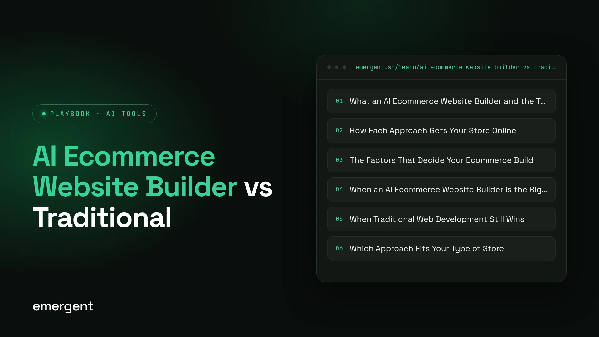 AI Ecommerce Website Builder vs Traditional (2026)