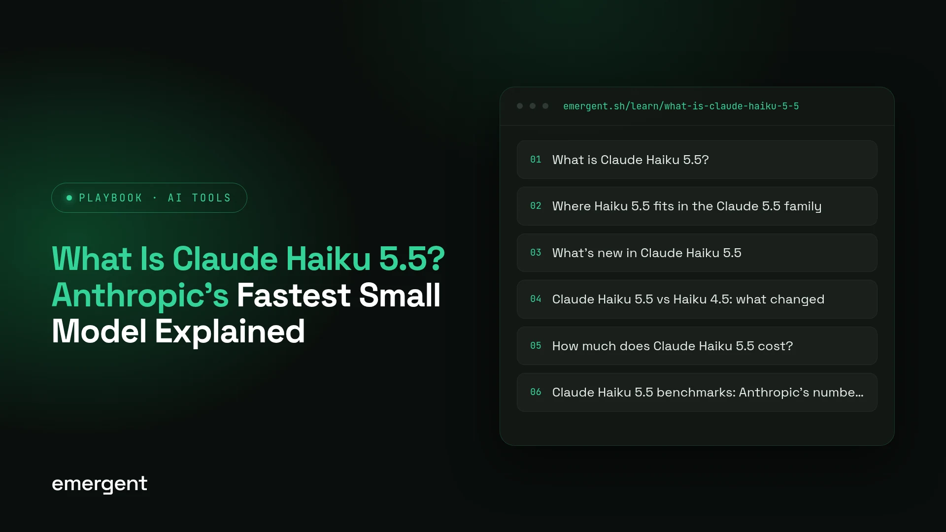 What Is Claude Haiku 5.5? Anthropic's Fastest Small Model Explained