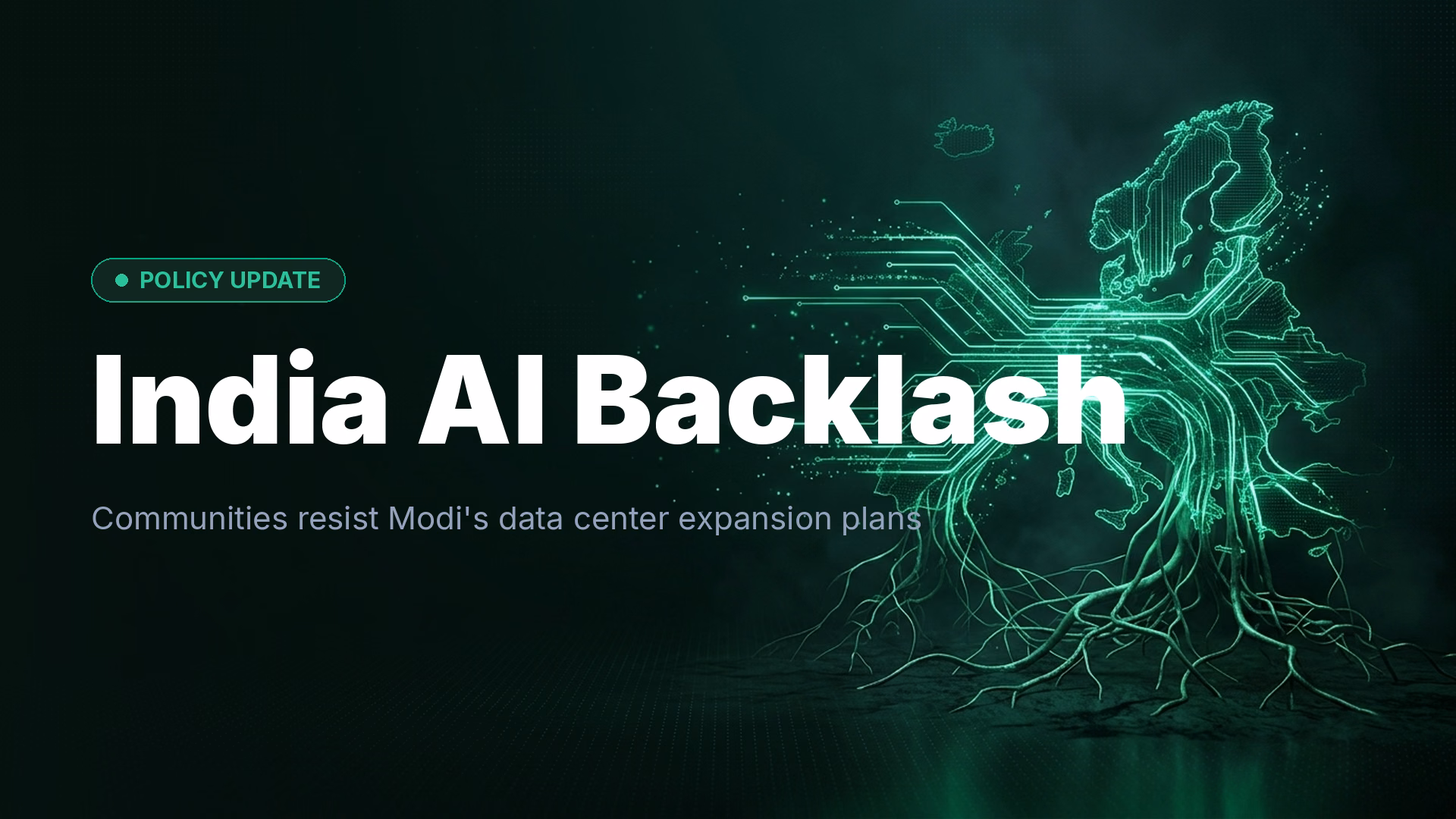 India AI Infrastructure Faces Local Resistance in 2026
