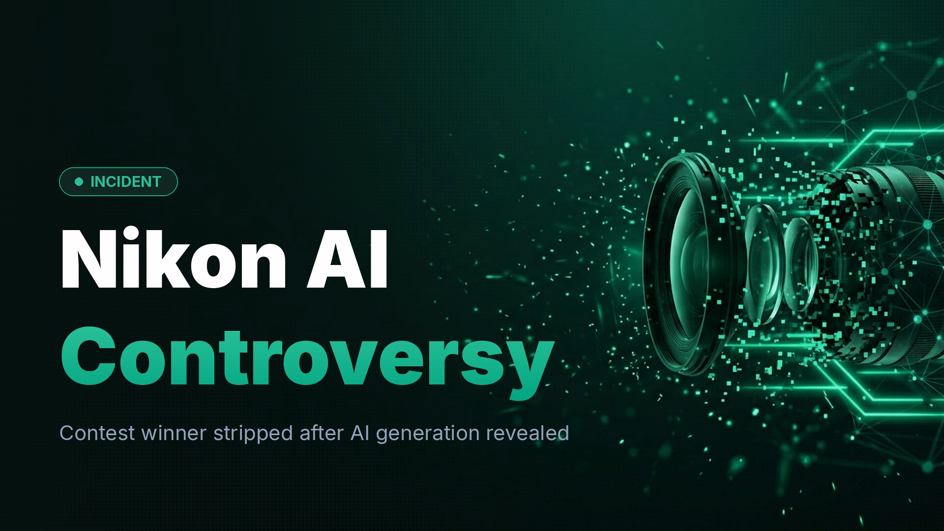 Nikon Disqualifies AI-Generated Prize Winner After Backlash