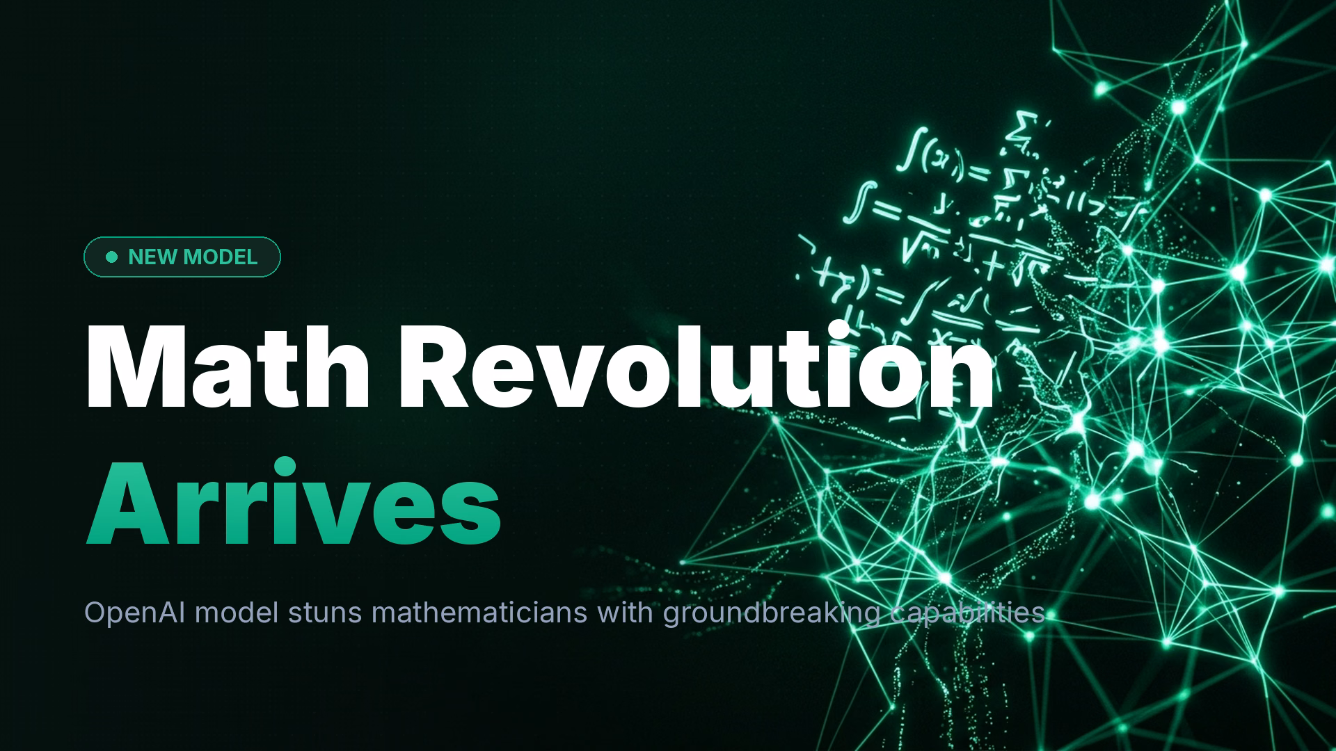 OpenAI Mathematics Model Launch Stuns Research Community