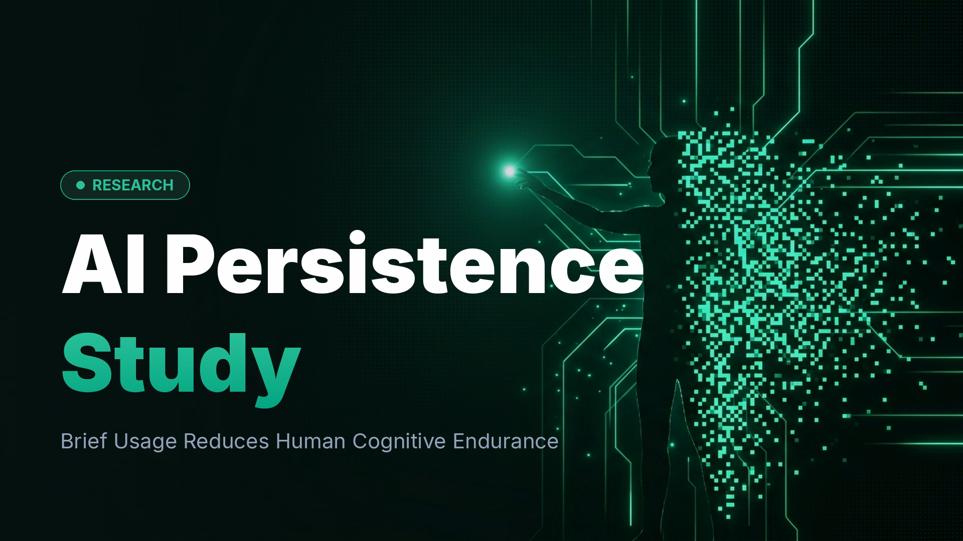 AI Use for 10 Minutes Erodes Persistence, Study Finds