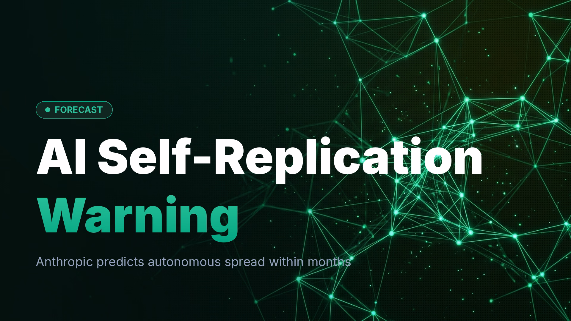 AI Self-Replication on Home Devices Coming in Months