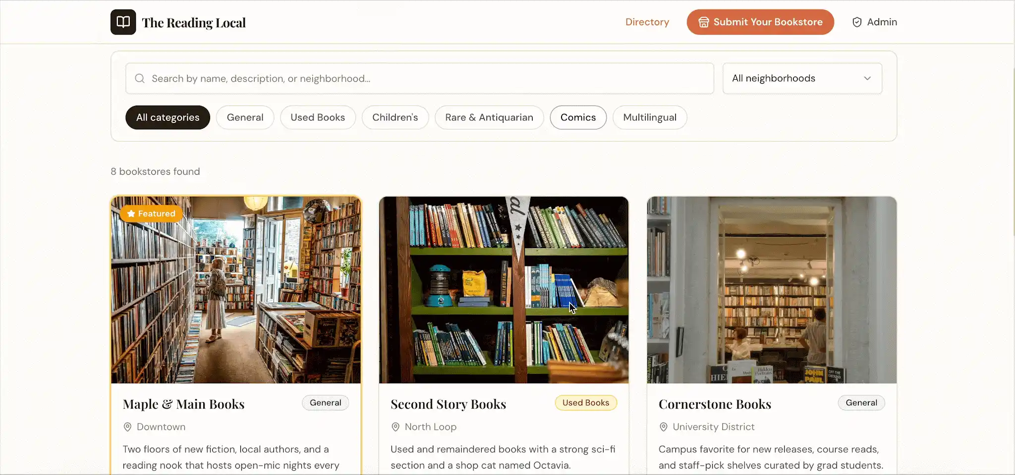 Directory built with Emergent